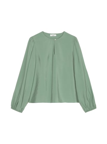 Marc O'Polo DENIM Bluse loose in green bamboo