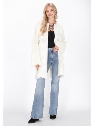 IZIA Women Cardigan in white