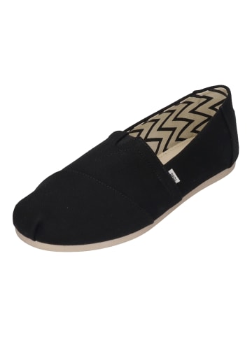 TOMS Espadrilles ALPARGATA WIDE in schwarz
