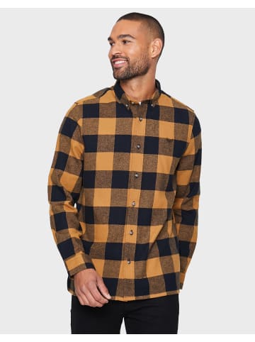 Threadbare Hemd Logan in Camel Check