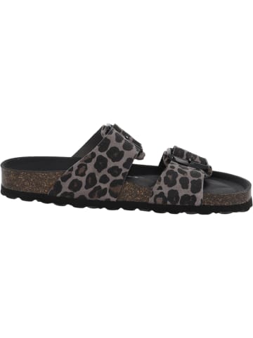 Palado Pantoletten Samos GS Leo Premium Leather in Grau