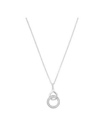 Tom Tailor Kette mit Anhänger Silber 925, rhodiniert in silber
