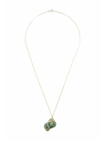 Gemshine Kette mit Anhänger Muschel in gold coloured