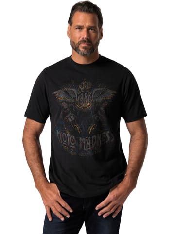 JP1880 Kurzarm T-Shirt in schwarz