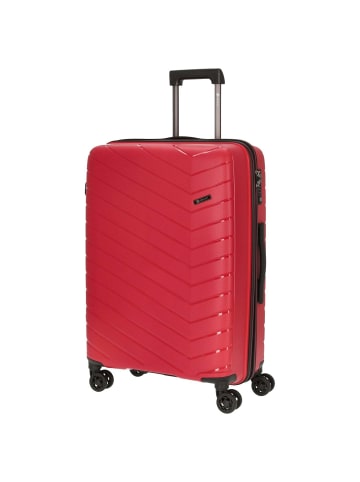 Check.In Orlando - 4-Rollen-Trolley 67 cm (gelb) in magenta