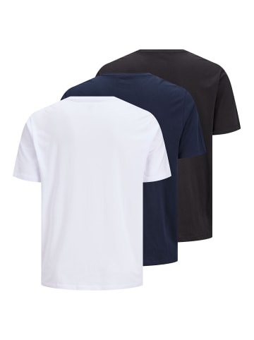 JACK & JONES PLUS 3er-Pack T-shirt in White