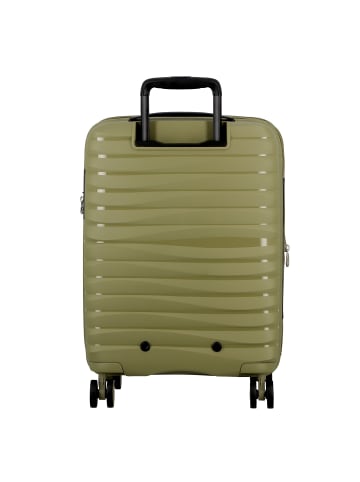 Jump Xwave 4 Rollen Kabinentrolley 55 cm mit Dehnfalte olive