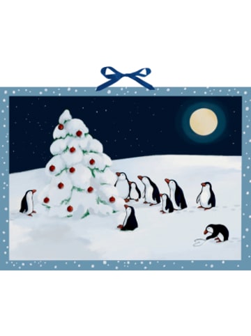 Coppenrath Kalender - Wand-Adventskalender - Pinguin-Weihnacht