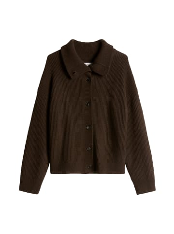 Marc O'Polo Cardigan loose in Burnt Coffee