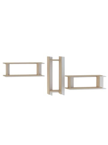 VCM  Holz Wandregal Wandboard Hängeregal Board SirolaXL in Honig-Eiche