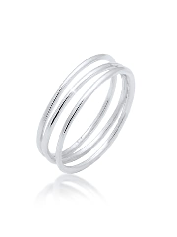 Elli Ring 925 Sterling Silber Spirale, Ring Set in Silber