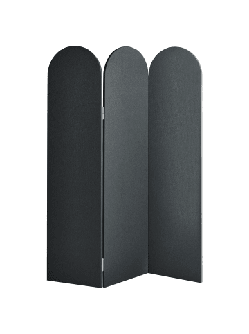 Beliani Büro-Raumteiler SLIMMY in Grau - (W) 120 x (H) 160 x (L) 2 cm