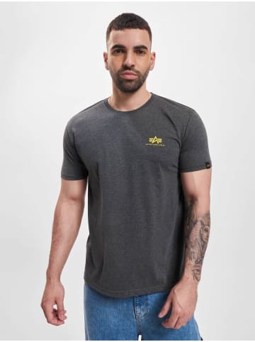 Alpha Industries T-Shirt in charcoal heather