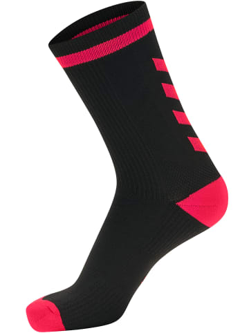 Hummel Low Socken Elite Indoor Multisport Erwachsene in BLACK/DIVA PINK