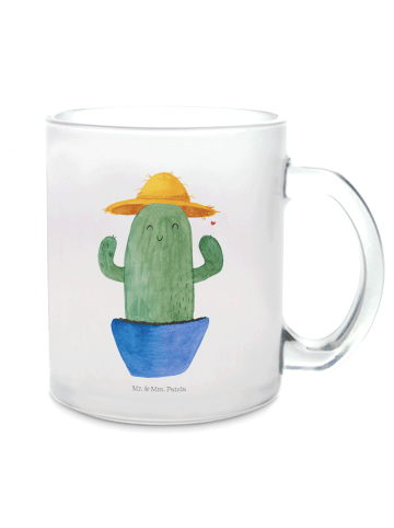 Mr. & Mrs. Panda Tee Tasse Kaktus Hut ohne Spruch in Transparent