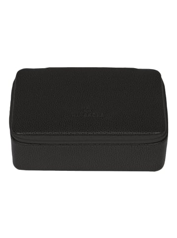 Windrose Beluga Schmuckkasten Leder 14.5 cm in schwarz