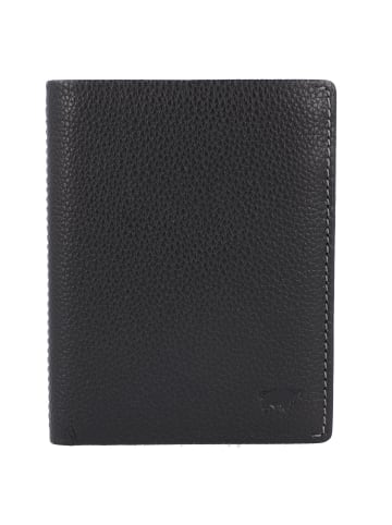Braun Büffel Prato Geldbörse RFID Leder 10 cm in schwarz