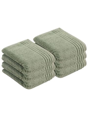 Vossen 6er Pack Duschtuch in soft green