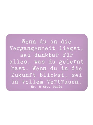 Mr. & Mrs. Panda Magnet Spruch Freude und Vertrauen mit Spruch in Lavendeltraum