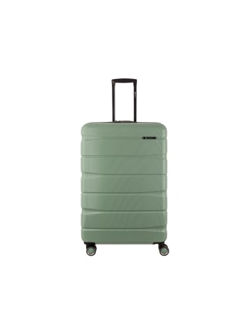 Franky 75er Spinner Dehnfalte ABS13 Hartschalenkoffer mit TSA-Schloss in green II