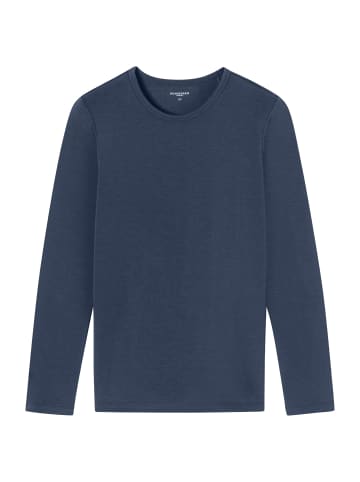 Schiesser Unterziehshirt Thermo in jeansblau