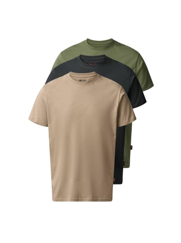 MCS T-Shirt MCBastrop in Beetle-SilverMink-Tap Shoe