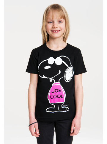 Logoshirt T-Shirt Peanuts - Snoopy - Joe Cool in schwarz