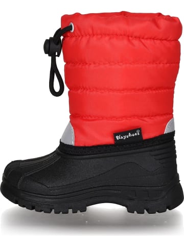 Playshoes Kinder Winterschuhe "Winter-Bootie" in Rot