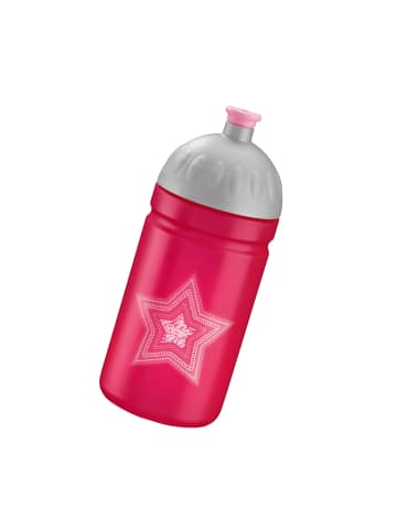 Step by Step Trinkflasche, 0,5 l, für Kindergarten und Schule in Glamour Star Astra, Pink