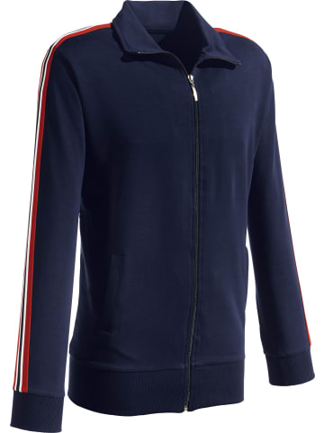 Erwin Müller Sweat Freizeitjacke in marine