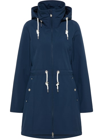 DreiMaster Damen Softshellmantel in Dunkelblau