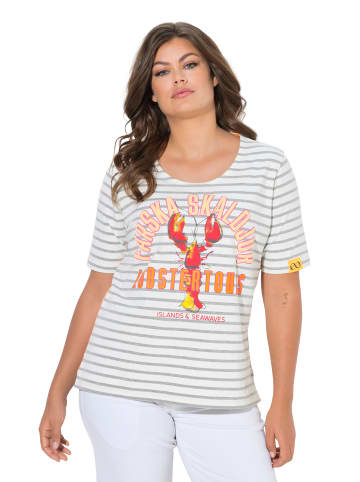 LAURASØN Shirt in metallgrau