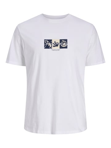 JACK & JONES PLUS T-shirt in Bright White