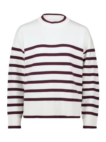 BETTY & CO Pullover in ecru aubergine - 0001