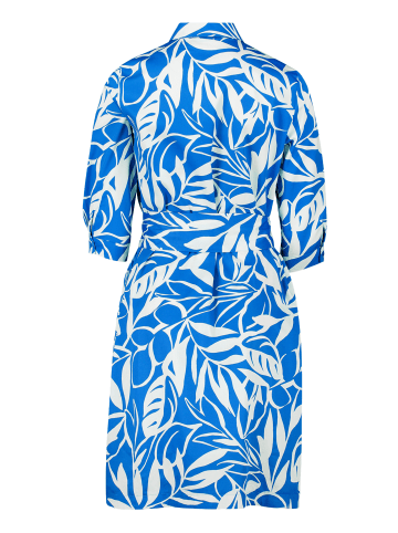 Betty Barclay Hemdblusenkleid mit Knopfleiste in Blau/Weiß