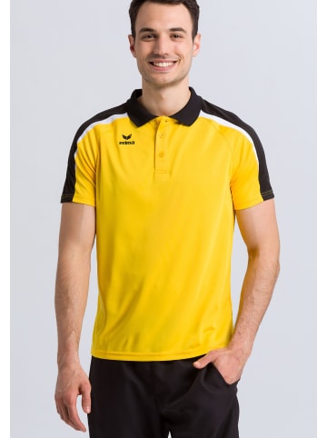 erima Liga 2.0 Poloshirt in gelb/schwarz/weiss