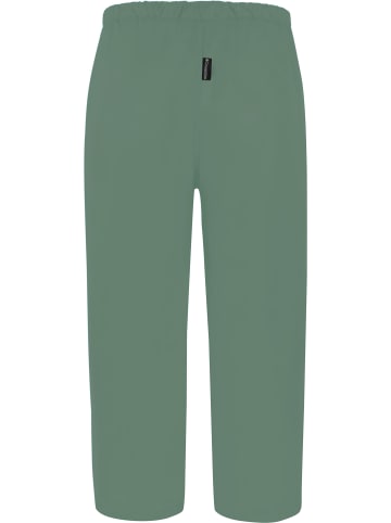 Normani Outdoor Sports Kinder Regenhose mit Fleecefutter in Dunkelgrün