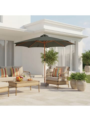 home24 Sonnenschirm Floriva in Salbei