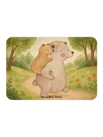 Mr. & Mrs. Panda Magnet Papa Bär Design ohne Spruch in Weiß