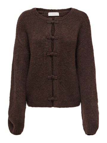 JDY Strick-Shirt in Chocolate Brown