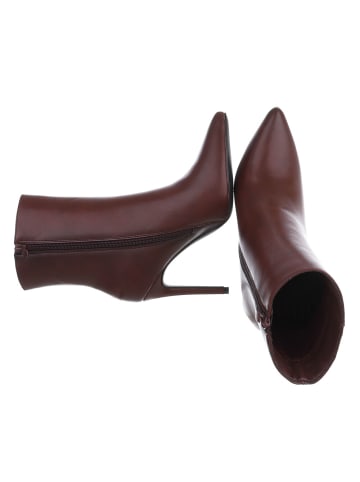 Ital-Design High Heel in Weinrot