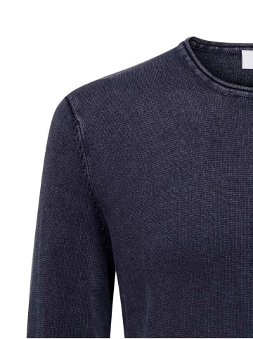 Only&Sons Lässiger Feinstrick Pullover Washed Design Rundhals Sweater in Blau