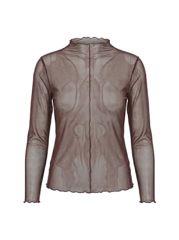 MIAMODA Langarmshirt in haselnussbraun