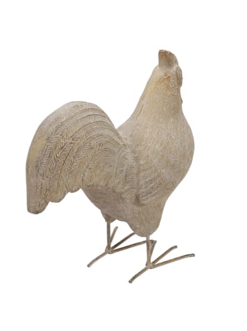 PROGARDEN Gartenfigur Henne in Grau, 40 cm