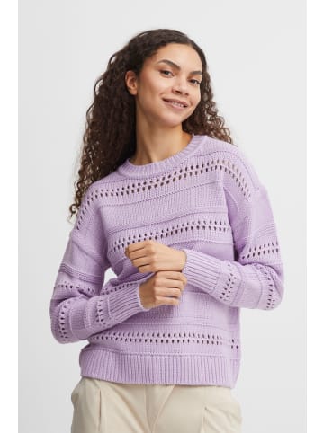 b.young Strickpullover BYOTINKA POINTELLE JUMPER - 20812757  Strickpullover mit Strukturmuster in Lila