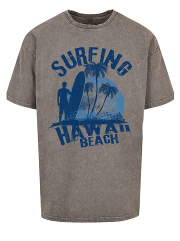 F4NT4STIC Oversize T-Shirt Hawaii Surf Beach Summer in Asphalt