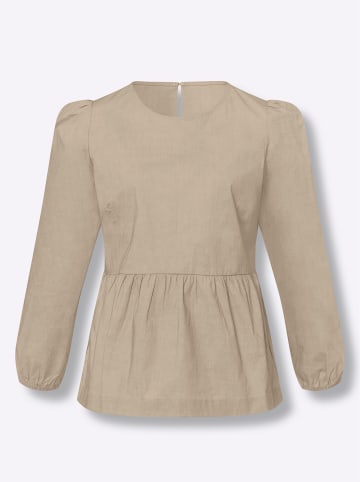 Heine Schlupf-Bluse in beige