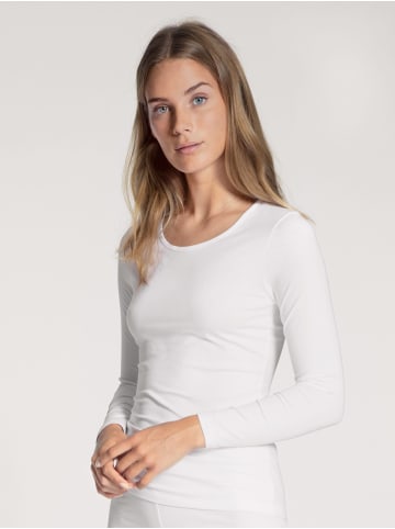 Calida Shirt Langarm Natural Comfort in Weiss