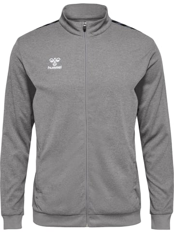 Hummel Hummel Reißverschluss Jacke Hmlauthentic Multisport Herren in GREY MELANGE