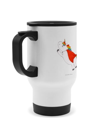 Mr. & Mrs. Panda doppelwand tasse Einhorn Super ohne Spruch in Weiß